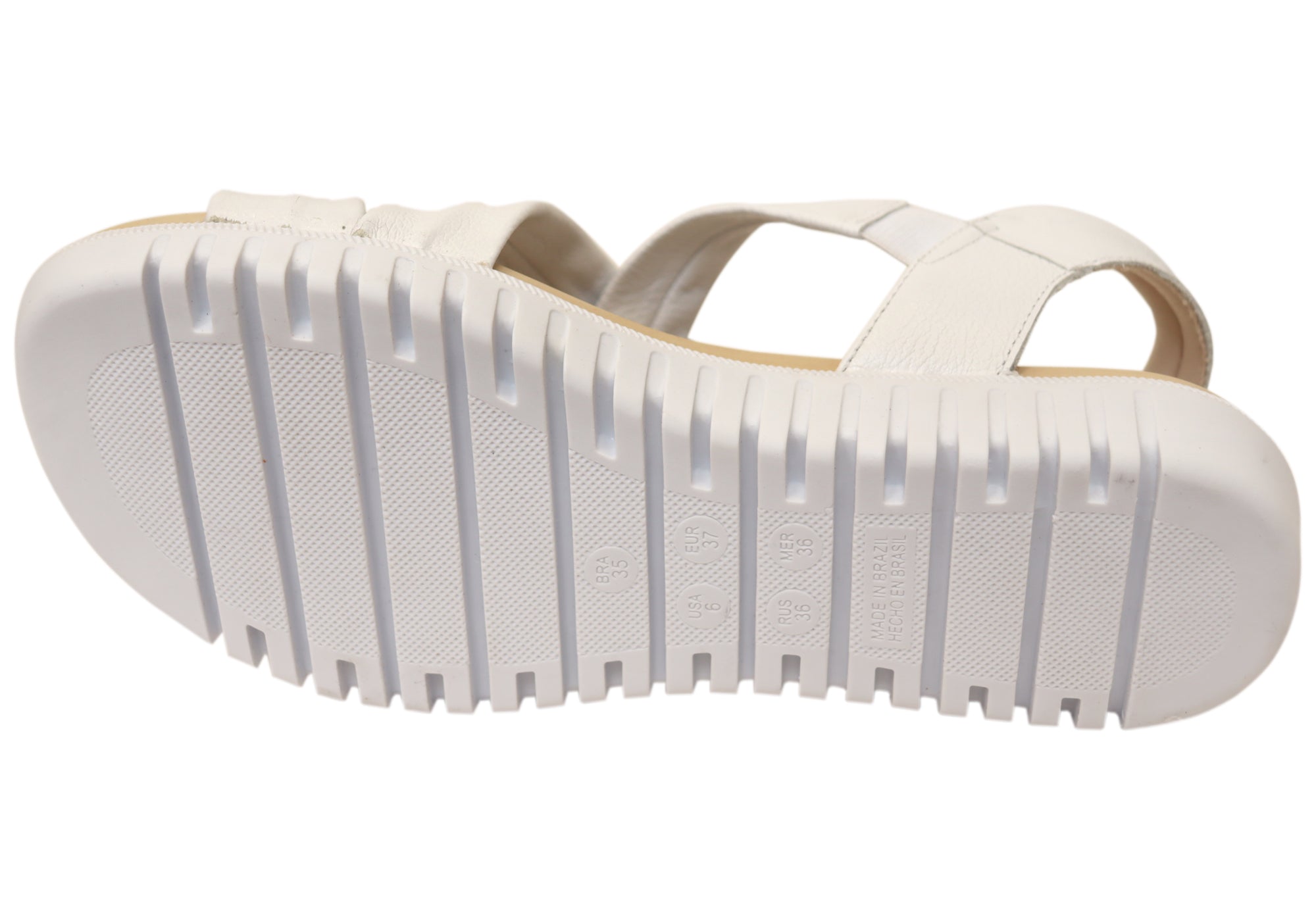 Comfortflex Posey Womens Leather Sandals With Comfortable Footbed