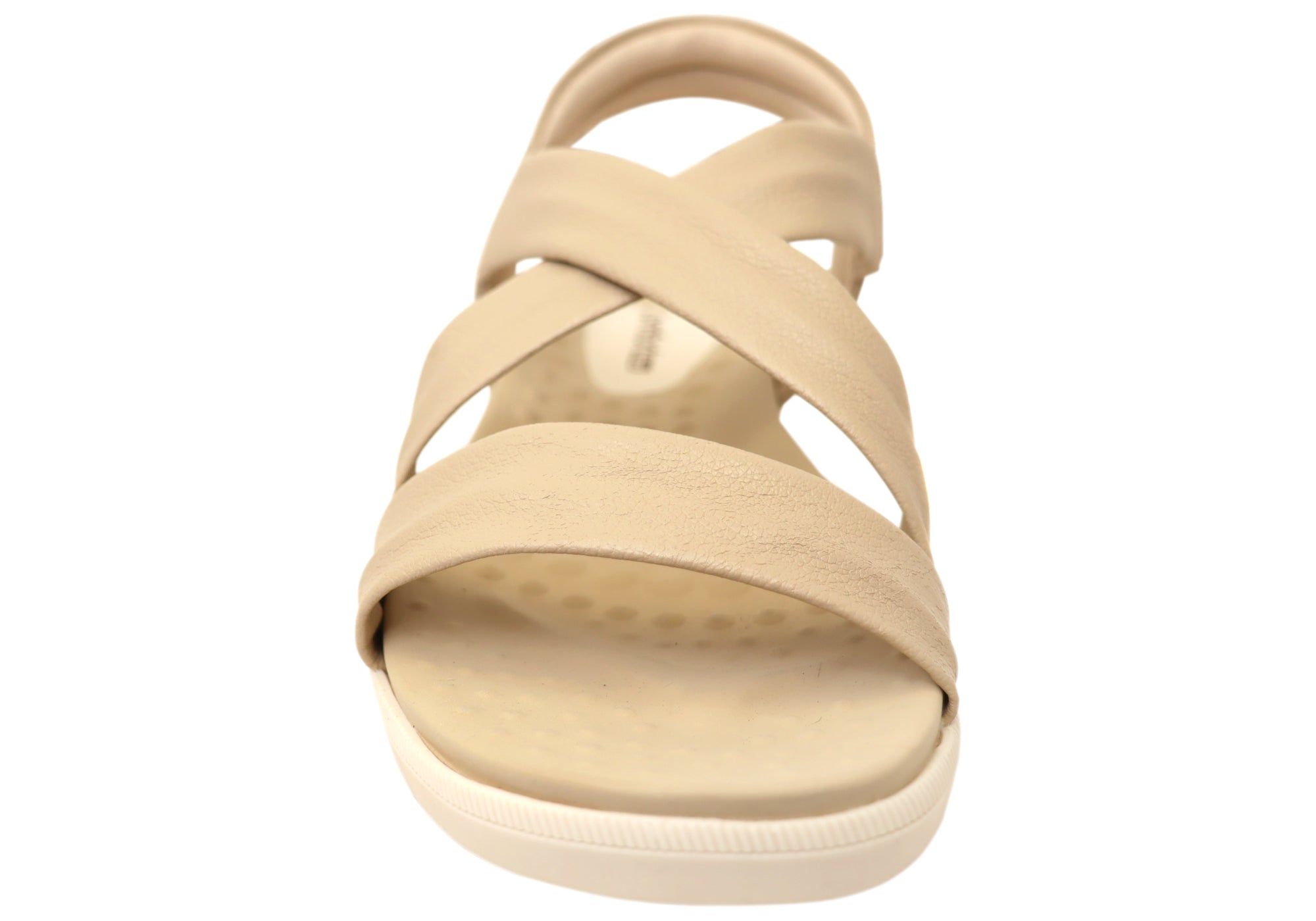 Comfortflex Posey Womens Leather Sandals With Comfortable Footbed