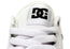 DC Shoes Mens Comfortable Teknic Leather Lace Up Shoes White Black