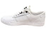 DC Shoes Mens Comfortable Teknic Leather Lace Up Shoes White Black