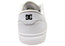 DC Shoes Mens Comfortable Teknic Leather Lace Up Shoes White Black