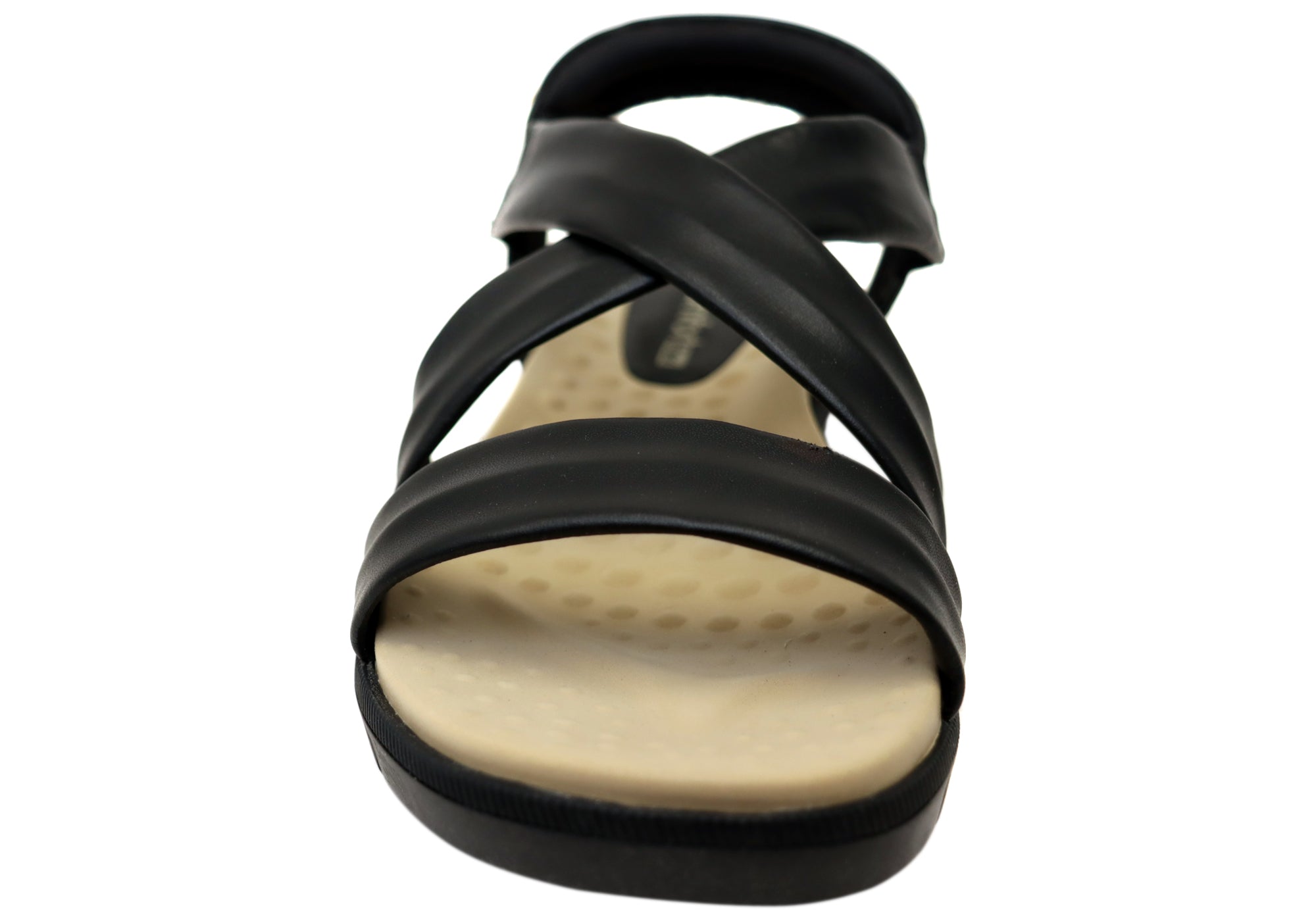 Comfortflex Posey Womens Leather Sandals With Comfortable Footbed