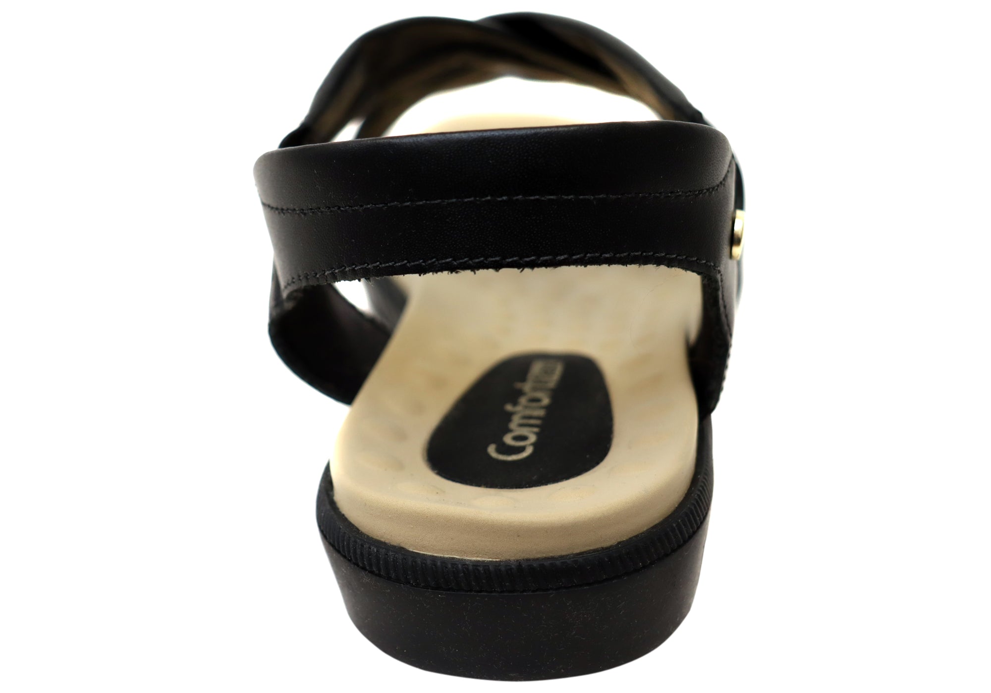 Comfortflex Posey Womens Leather Sandals With Comfortable Footbed