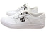 DC Shoes Mens Comfortable Teknic Leather Lace Up Shoes White Black