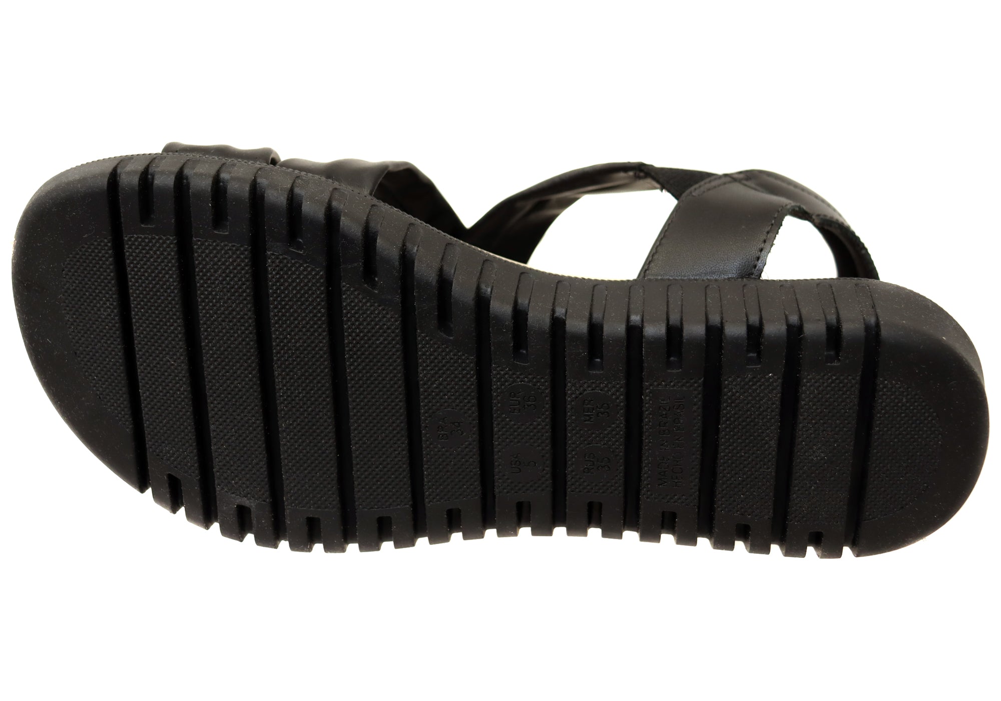 Comfortflex Posey Womens Leather Sandals With Comfortable Footbed