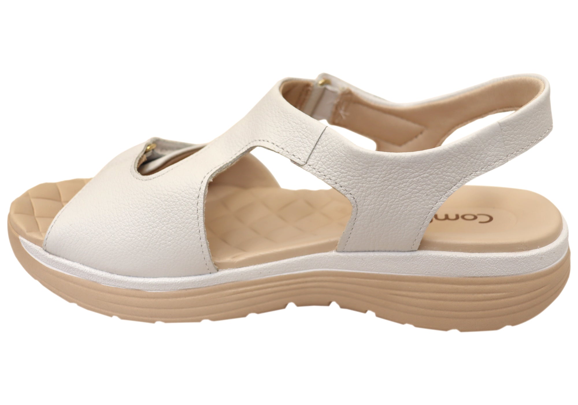 Comfortflex Darla Womens Leather Sandals With Comfortable Footbed