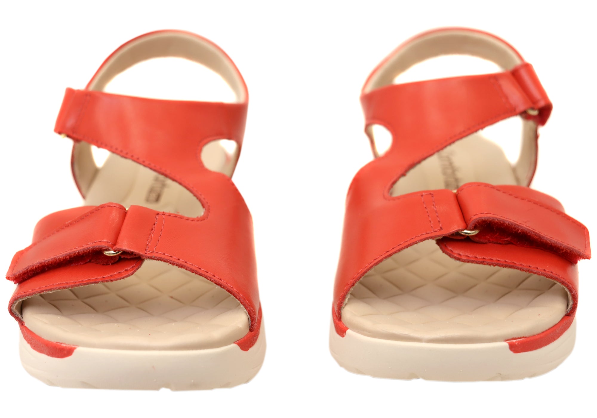 Comfortflex Darla Womens Leather Sandals With Comfortable Footbed