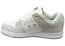DC Shoes Mens Manteca 4 S Leather Shoes Off White Blue Red