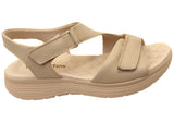 Comfortflex Darla Womens Leather Sandals With Comfortable Footbed