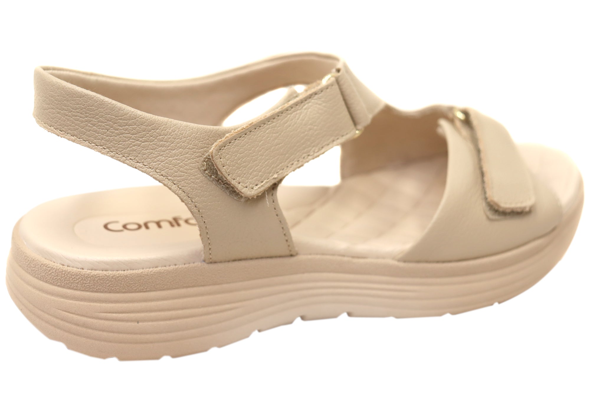 Comfortflex Darla Womens Leather Sandals With Comfortable Footbed