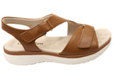 Comfortflex Darla Womens Leather Sandals With Comfortable Footbed