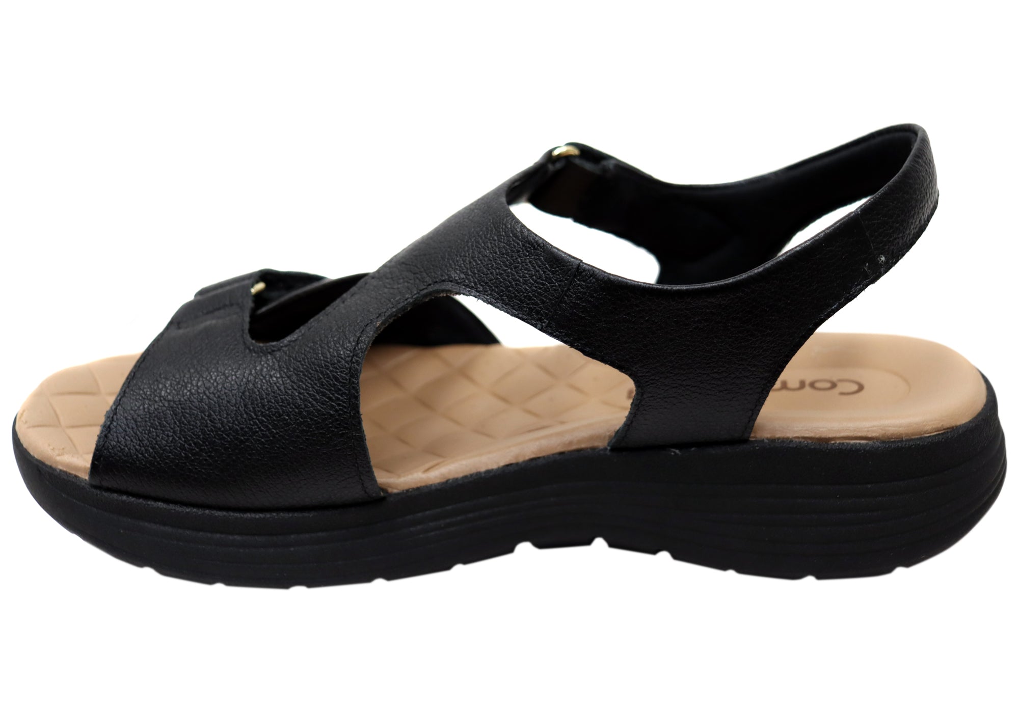 Comfortflex Darla Womens Leather Sandals With Comfortable Footbed