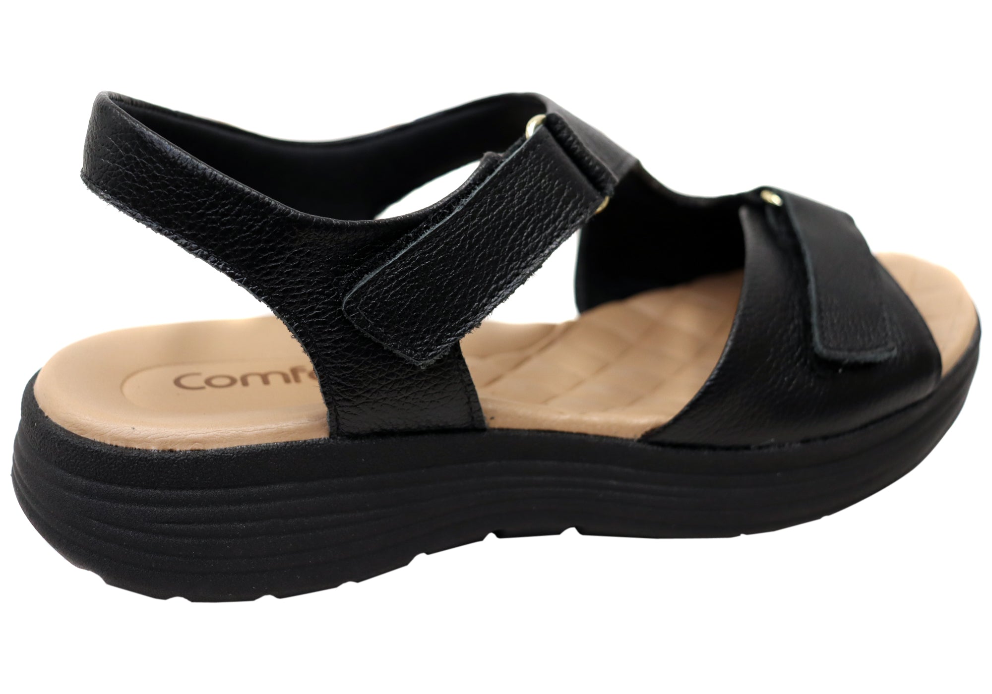 Comfortflex Darla Womens Leather Sandals With Comfortable Footbed