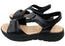 Comfortflex Darla Womens Leather Sandals With Comfortable Footbed