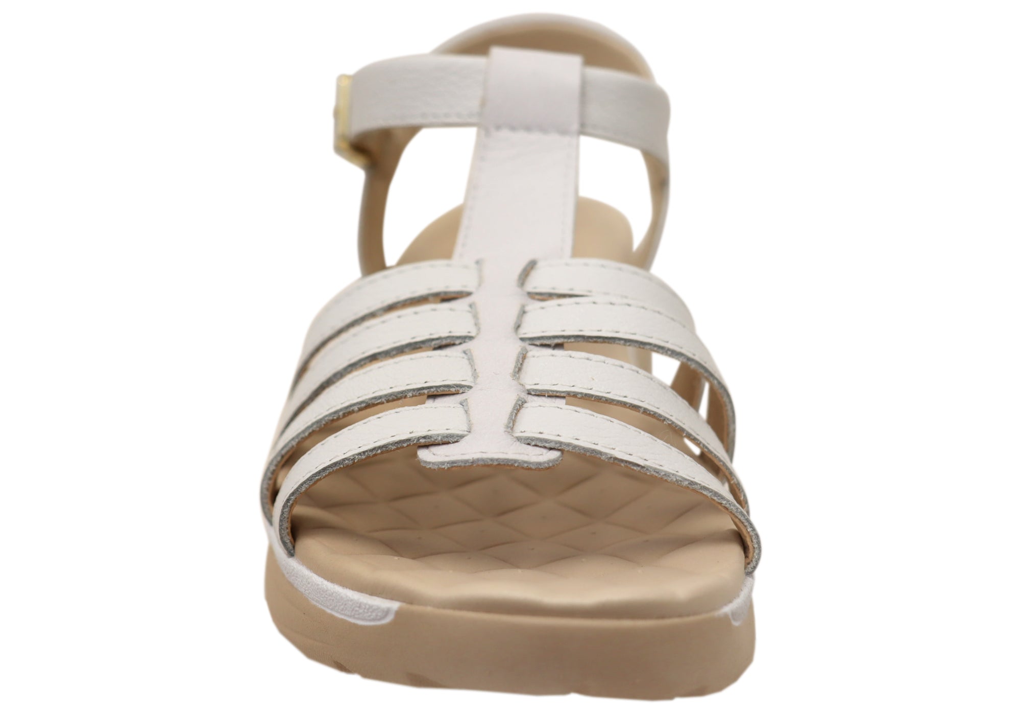 Comfortflex Winslet Womens Leather Sandals With Comfortable Footbed