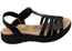 Comfortflex Winslet Womens Leather Sandals With Comfortable Footbed