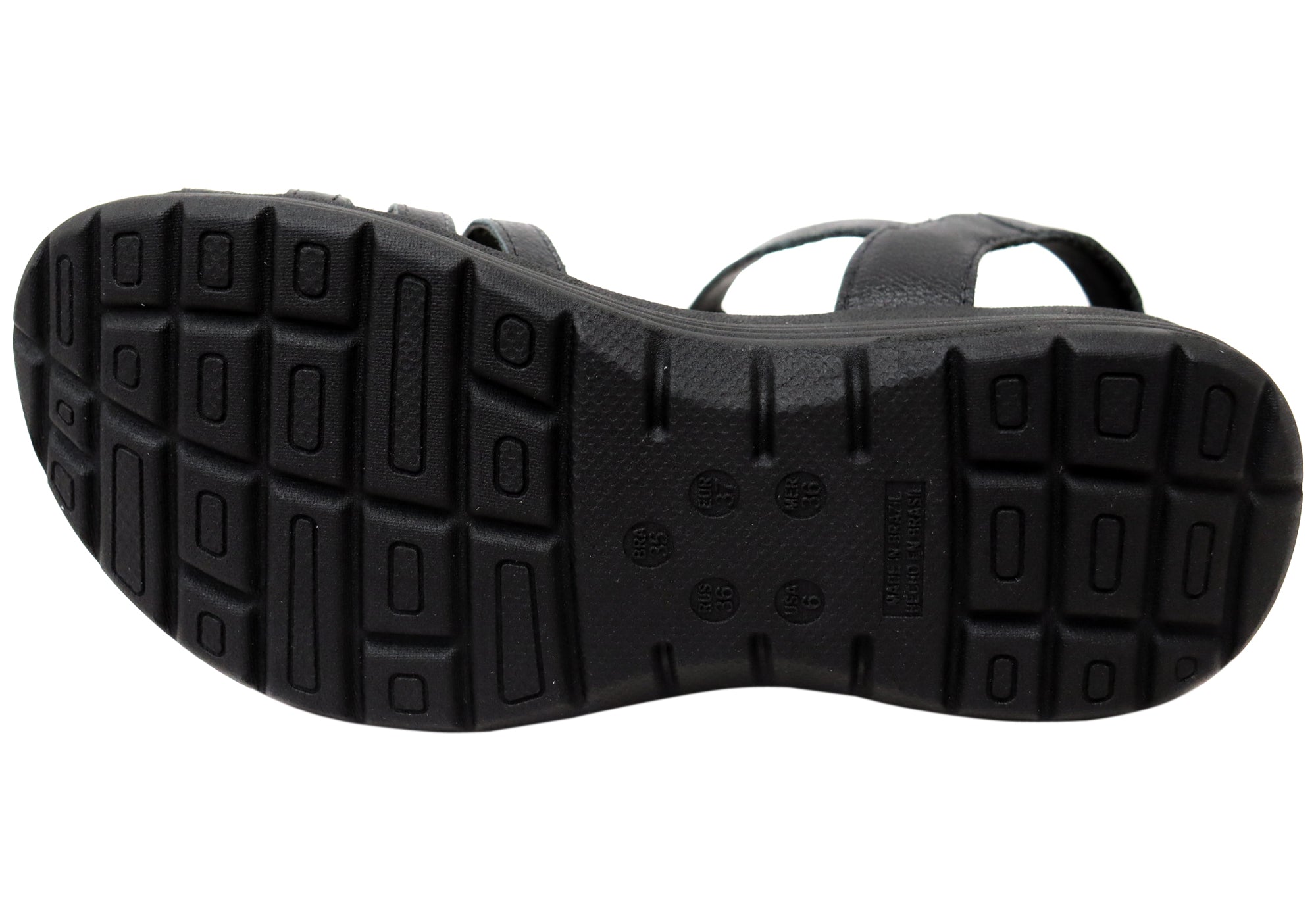 Comfortflex Winslet Womens Leather Sandals With Comfortable Footbed