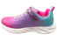 Skechers Kids S Lights Flicker Flash Ombre Dreamer Light Up Shoes