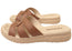 Comfortflex Agatha Womens Slide Sandals With Comfortable Footbed