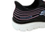 Skechers Womens Slip Ins Summits Plus Bright Wave Shoes Black Multi