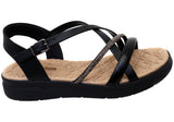 Comfortflex Beatrix Womens Strappy Sandals With Comfortable Footbed