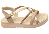 Comfortflex Beatrix Womens Strappy Sandals With Comfortable Footbed