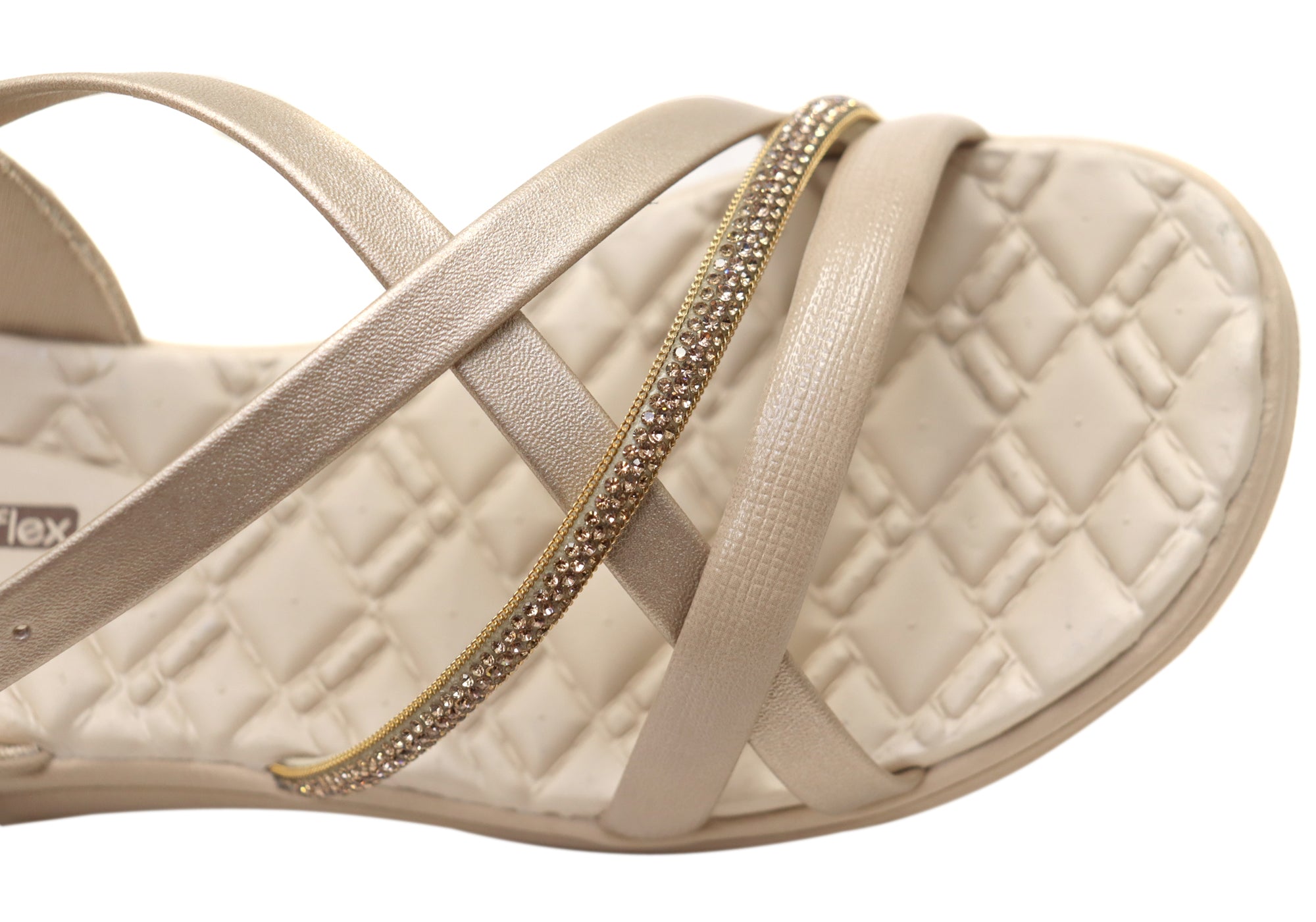 Comfortflex Beatrix Womens Strappy Sandals With Comfortable Footbed