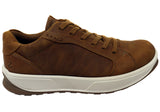 ECCO Mens Byway 2.0 Comfortable Leather Casual Lace Up Sneakers Shoes