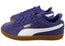 Puma Mens Club II Comfortable Leather Lace Up Sneakers