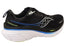 Saucony Mens Guide 18 Comfortable Lace Up Athletic Shoes Black Lapis