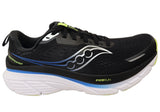 Saucony Mens Guide 18 Comfortable Lace Up Athletic Shoes Black Lapis