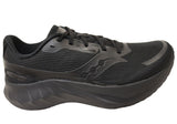 Saucony Mens Tide 2 Comfortable Athletic Shoes Triple Black