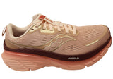 Saucony Womens Guide 18 Comfortable Athletic Shoes Cameo Terra