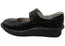 Alegria Paloma Womens Comfortable Leather Mary Jane Shoes Inky