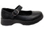 Alegria Jazmine Womens Comfortable Leather Mary Jane Shoes Black Nappa
