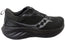 Saucony Mens Triumph 22 Comfortable Triple Black Athletic Shoes