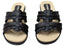 Comfortflex Kappri Womens Leather Slide Sandals With Comfort Footbed