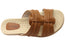 Comfortflex Kappri Womens Leather Slide Sandals With Comfort Footbed