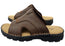 Mironneli Everglade Mens Leather Comfortable Slide Sandals