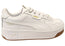 Puma Womens Carina Street Lux Stylish Lace Up Sneakers