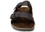 Mironneli Boardwalk Mens Leather Comfortable Slide Sandals