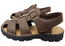 Mironneli Traveller Mens Leather Comfortable Closed Toe Sandals