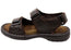 Mironneli Voyager Mens Leather Comfortable Adjustable Sandals