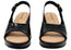Comfortflex Jovie Womens Cushioned Comfort Footbed Wedge Sandals