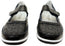 Donna Velenta Caville Womens Comfortable Leather Mary Jane Shoes