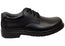 Harrison Daytona Senior Black Leather School Shoes