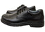 Harrison Daytona Senior Black Leather School Shoes