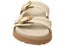 Billini Topanga Womens Comfortable Slides Sandals Cream Raffia