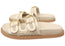 Billini Topanga Womens Comfortable Slides Sandals Cream Raffia