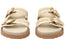 Billini Topanga Womens Comfortable Slides Sandals Cream Raffia